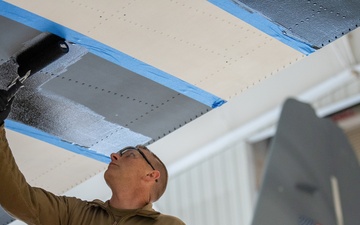Kentucky Air Guard aircraft receives World War II stripes