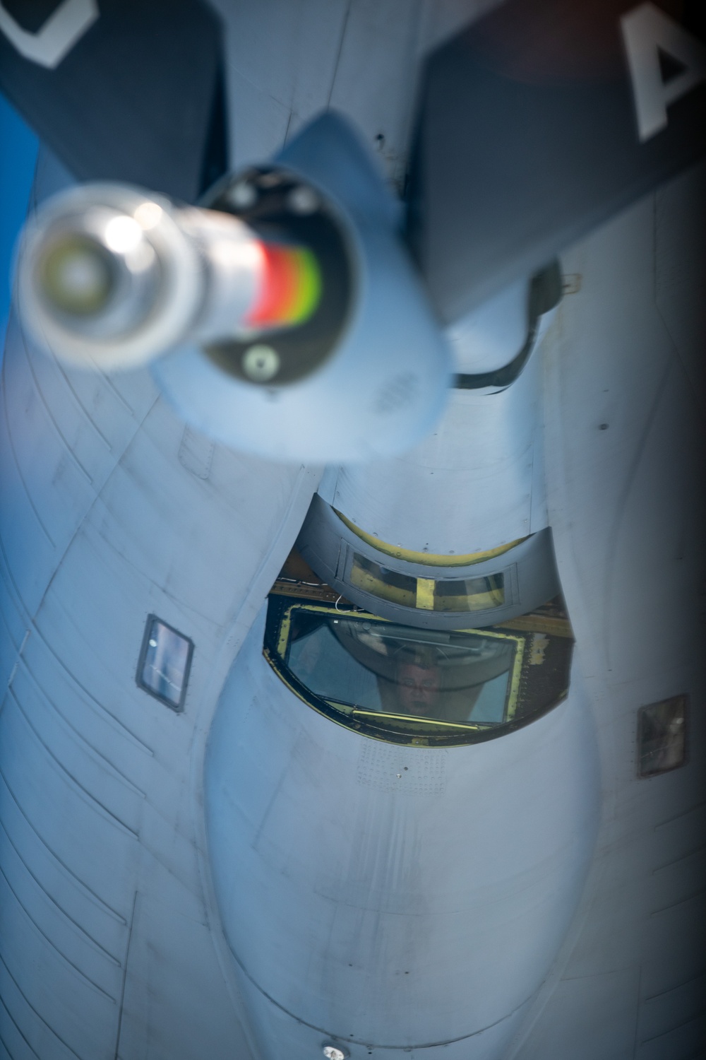 C-5M Super Galaxy conducts aerial refueling