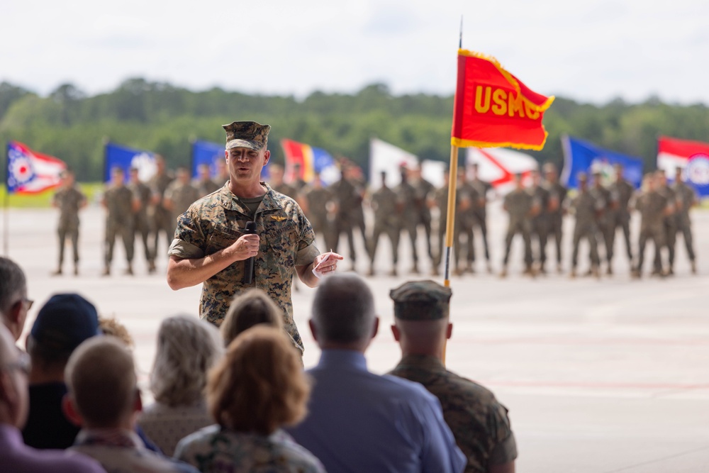 MCAS Beaufort VMFAT-501 Change of Command