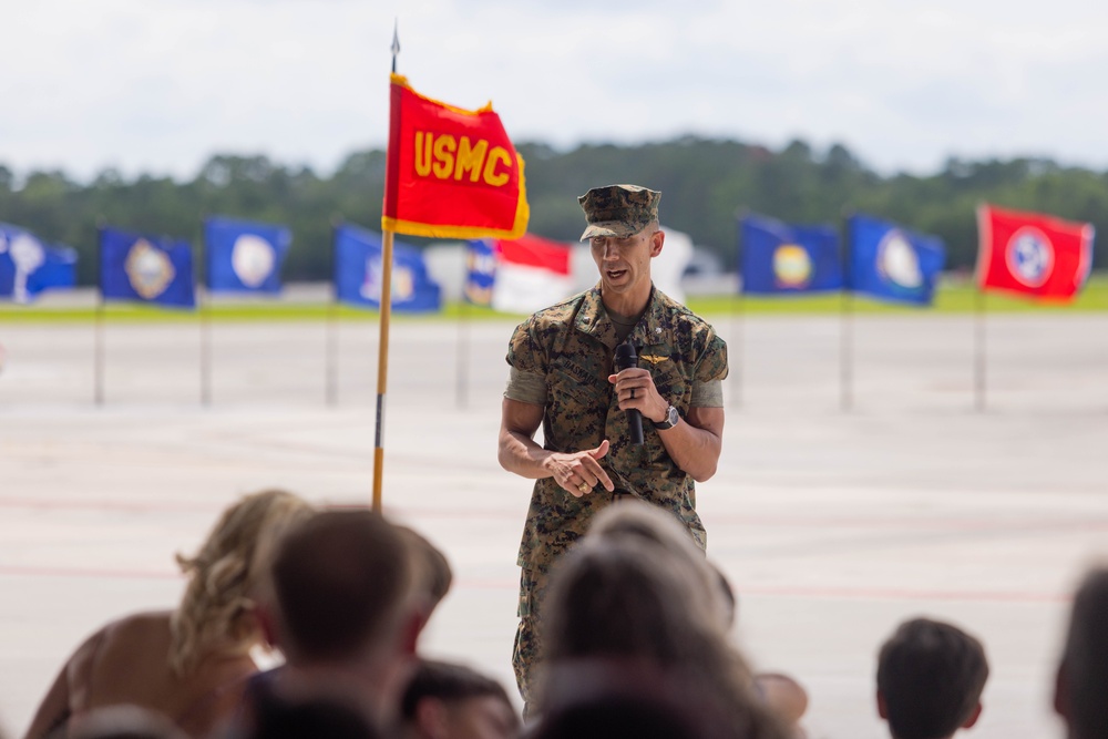 MCAS Beaufort VMFAT-501 Change of Command