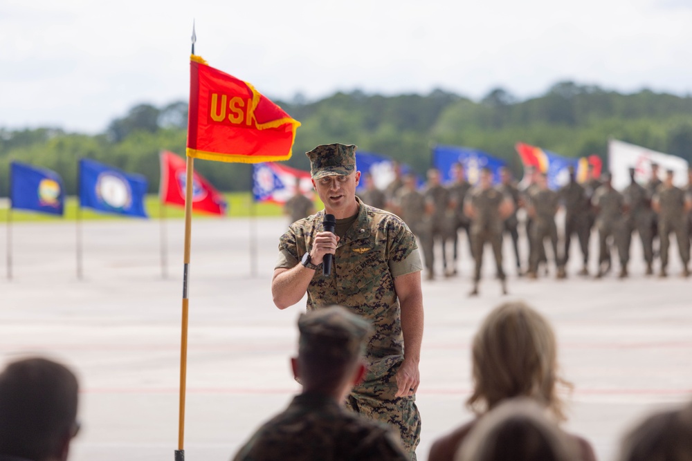 MCAS Beaufort VMFAT-501 Change of Command