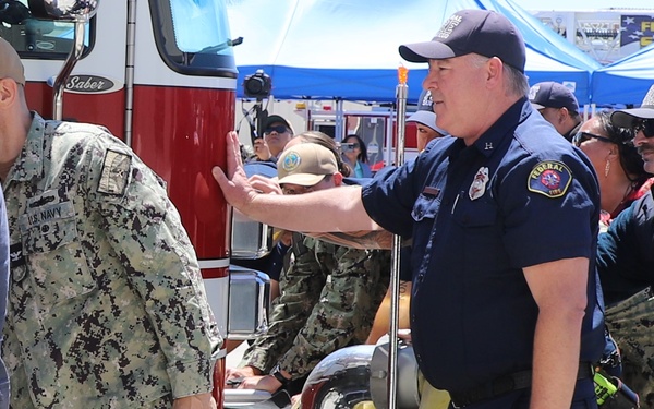 NAVFAC Southwest Joins Push-In Commemorating NBSD Fire Station 15’s Phase 1 Completion