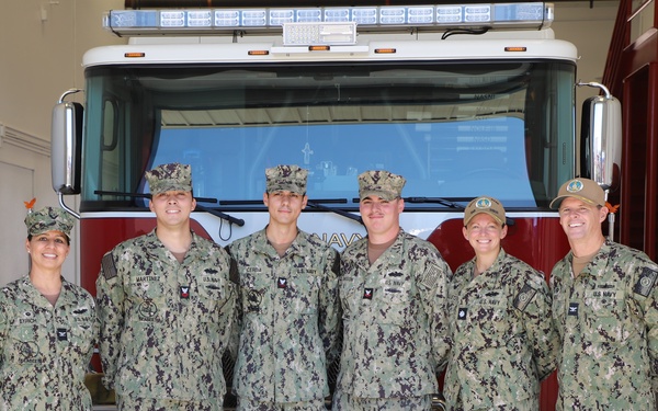 NAVFAC Southwest Performs Push-In with NBSD Commemorating NBSD Fire Station 15’s Phase 1 Completion