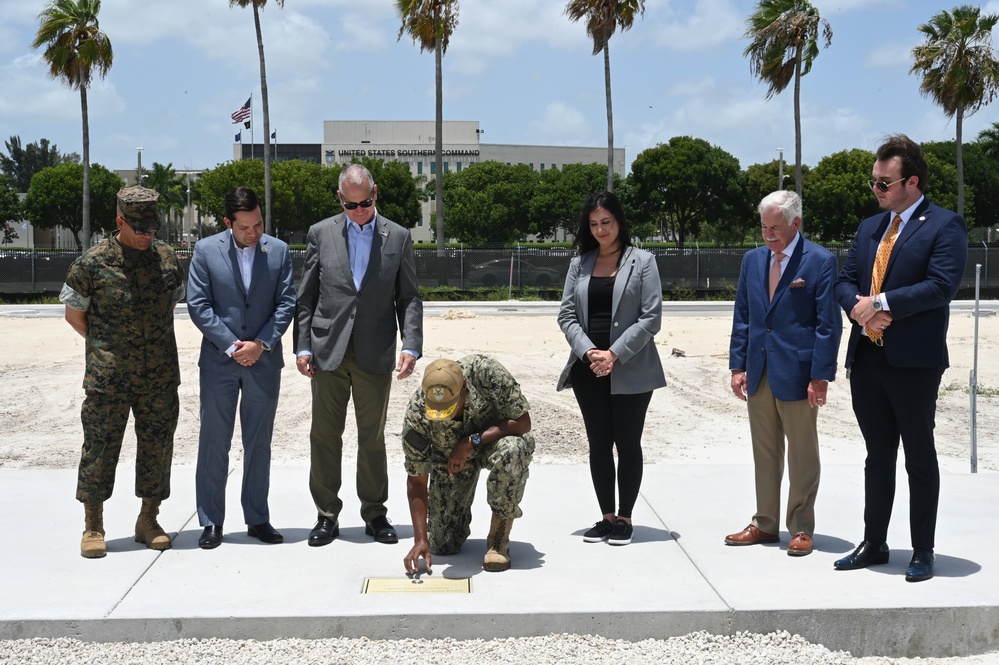 USAG-Miami Hosts Ceremonial Coin Laying for New South Florida Community Housing Project