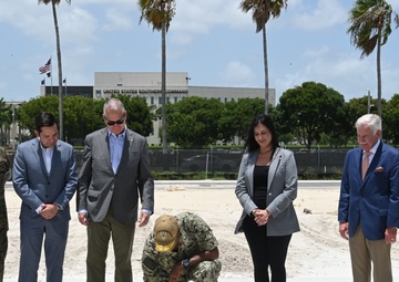 USAG-Miami Hosts Ceremonial Coin Laying for New South Florida Community Housing Project