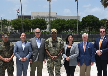 USAG-Miami Hosts Ceremonial Coin Laying for New South Florida Community Housing Project