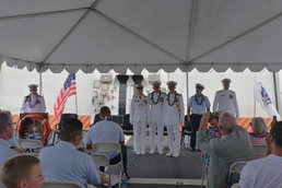 Coast Guard Cutter Stratton holds chain of command ceremony at Base Honolulu