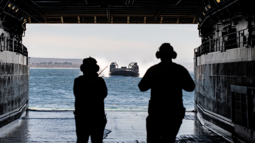 Shore to Sea: Landing craft delivers cargo to Somerset