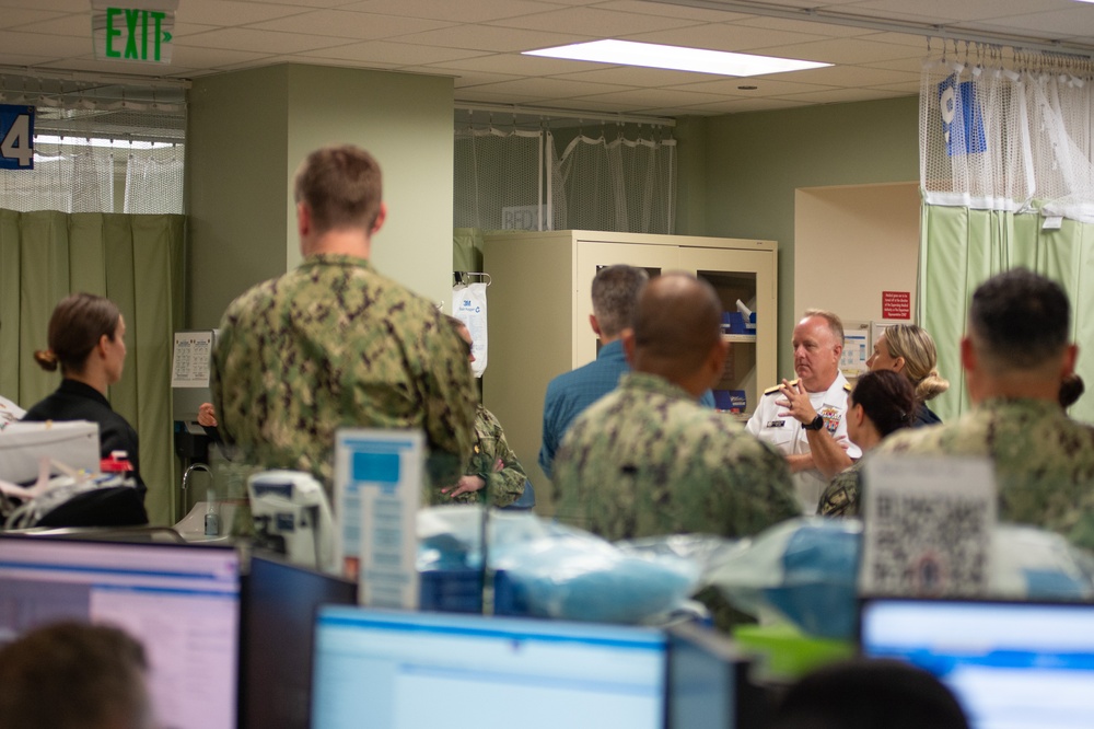 Navy Surgeon General Engages with San Diego Medical Personnel