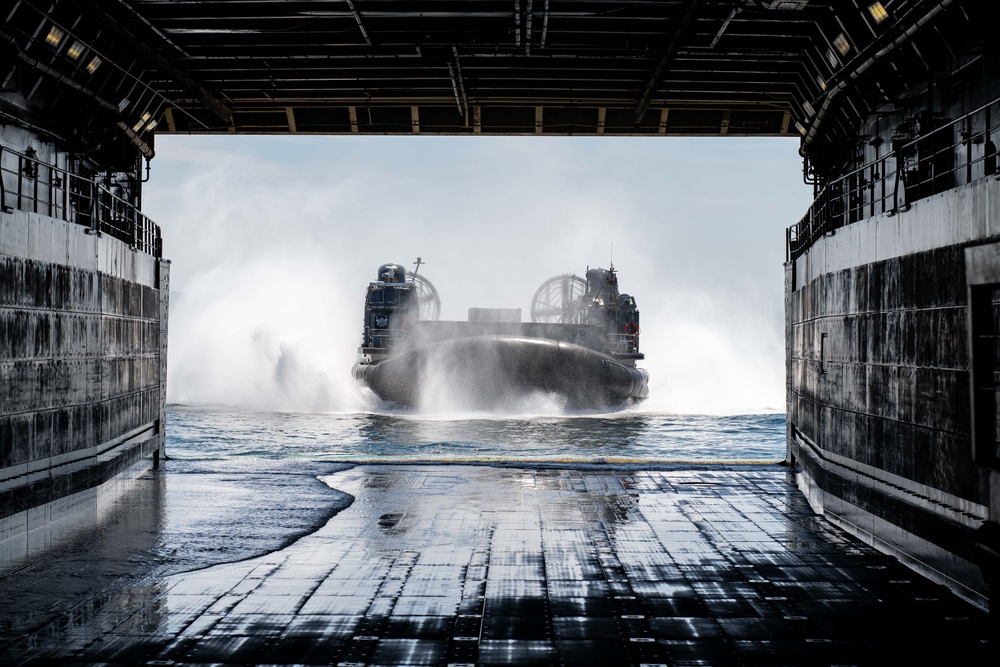 Shore to Sea: Landing craft delivers cargo to Somerset
