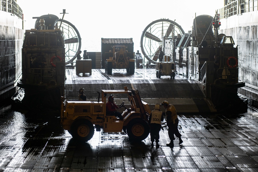 Shore to Sea: Landing craft delivers cargo to Somerset