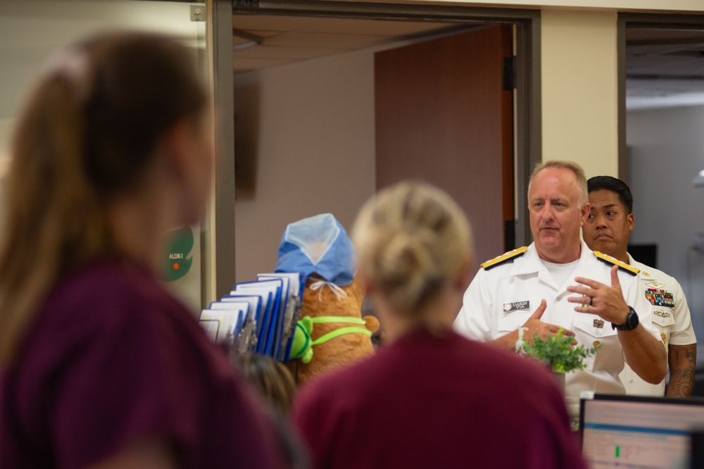 Navy Surgeon General Engages with San Diego Medical Personnel