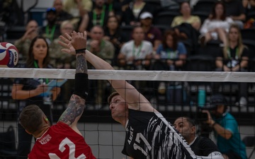 Sitting Volleyball Sets Off at the 2025 Warrior Games