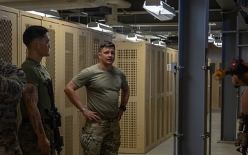 U.S. service members conduct close-quarters battle training