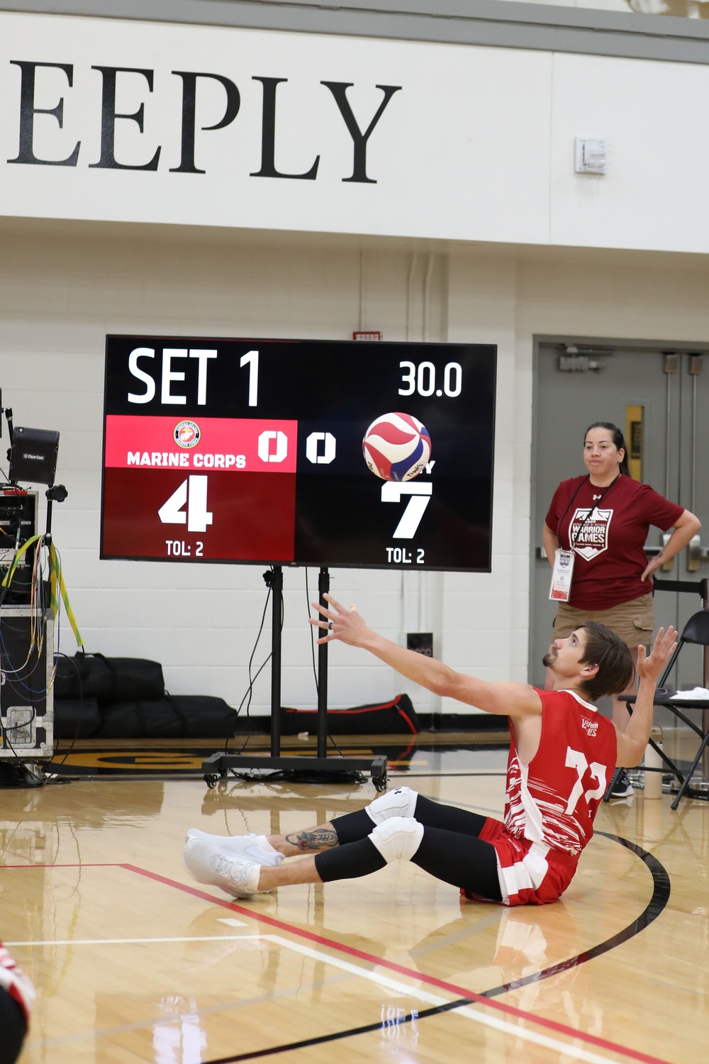 2025 DoD Warrior Games Sitting Volleyball Pool Play