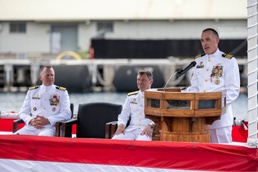 Submarine Squadron 7 Holds Change of Command Ceremony at Pearl Harbor