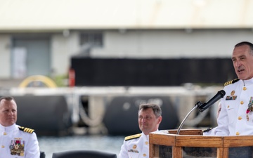 Submarine Squadron 7 Holds Change of Command Ceremony at Pearl Harbor
