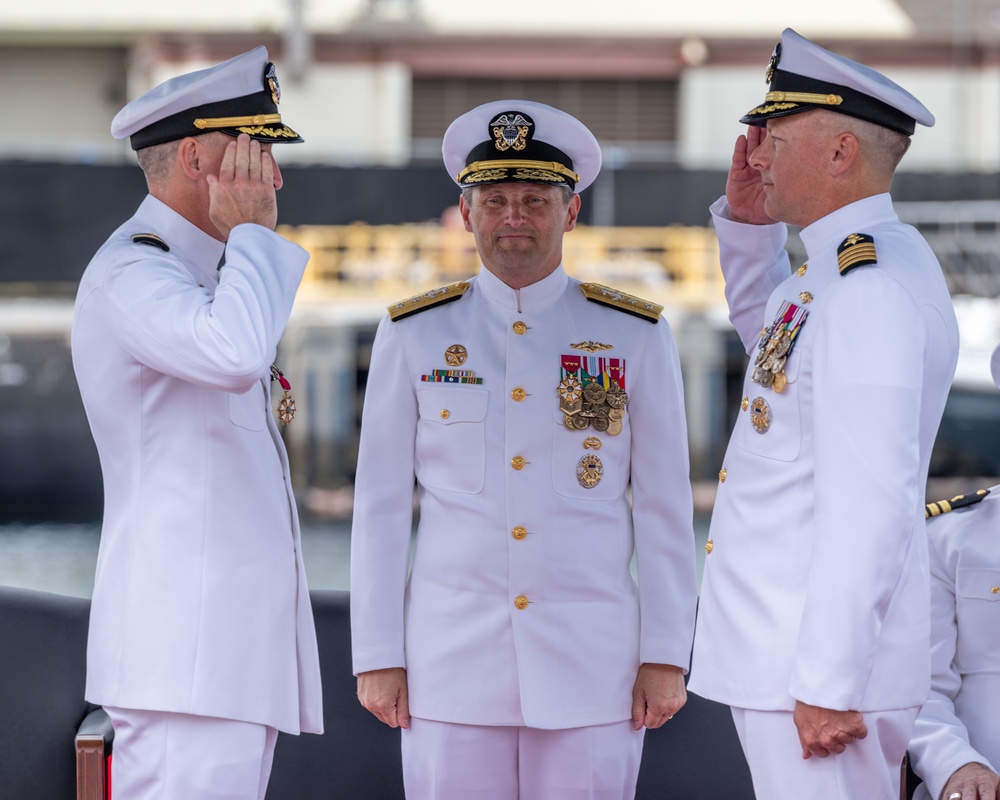 Submarine Squadron 7 Holds Change of Command Ceremony at Pearl Harbor