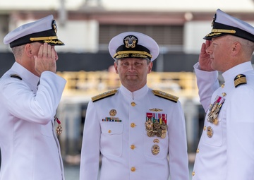 Submarine Squadron 7 Holds Change of Command Ceremony at Pearl Harbor