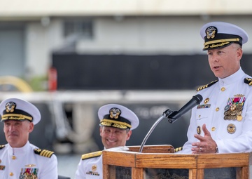 Submarine Squadron 7 Holds Change of Command Ceremony at Pearl Harbor