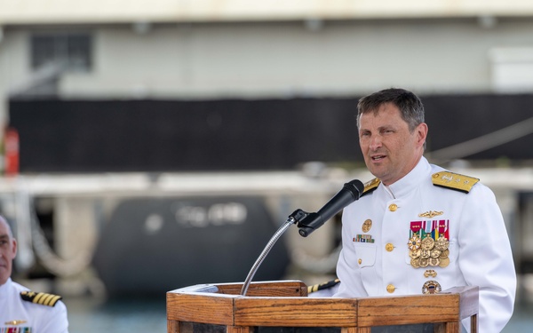 Submarine Squadron 7 Holds Change of Command Ceremony at Pearl Harbor
