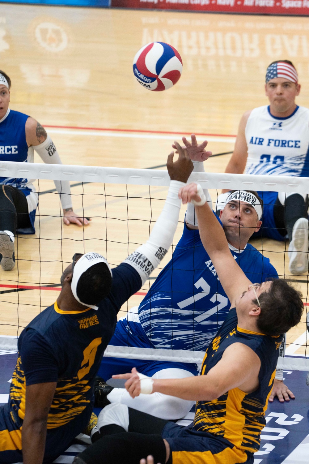 2025 DoD Warrior Games | Team Air Force | MSgt Jason Ostberg | Sitting Volleyball
