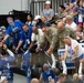2025 DoD Warrior Games | Team Air Force | Lt. Gen. David N. Miller, Jr. | Chief Master Sgt. Michael J. Rozneck | Sitting Volleyball