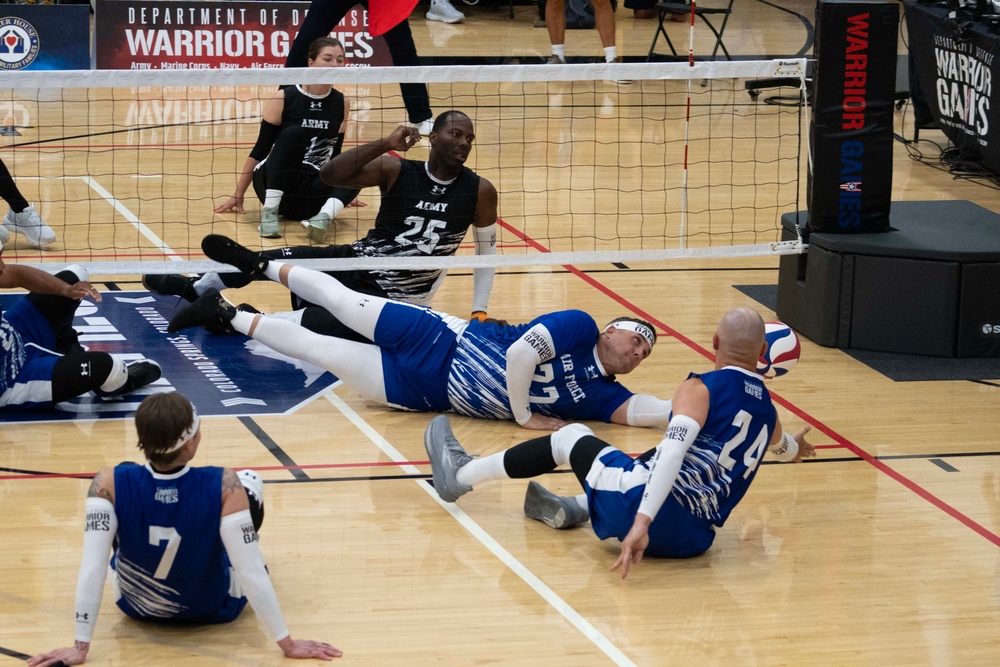 2025 DoD Warrior Games | Team Air Force | MSgt Jason Ostberg | Sitting Volleyball