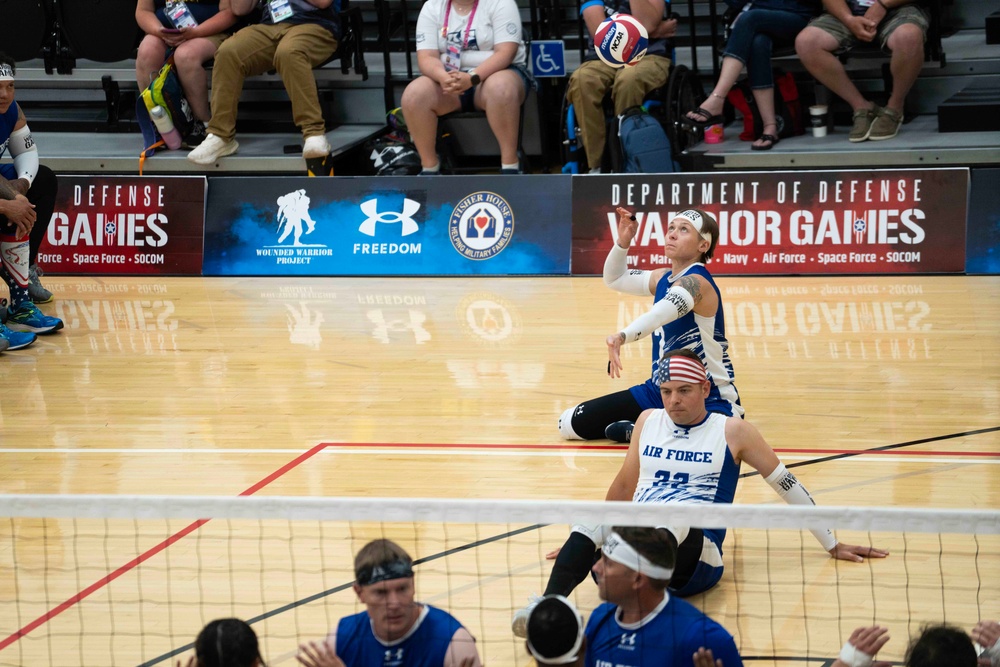 2025 DoD Warrior Games | Team Air Force | SSgt Allison Smith | Sitting Volleyball