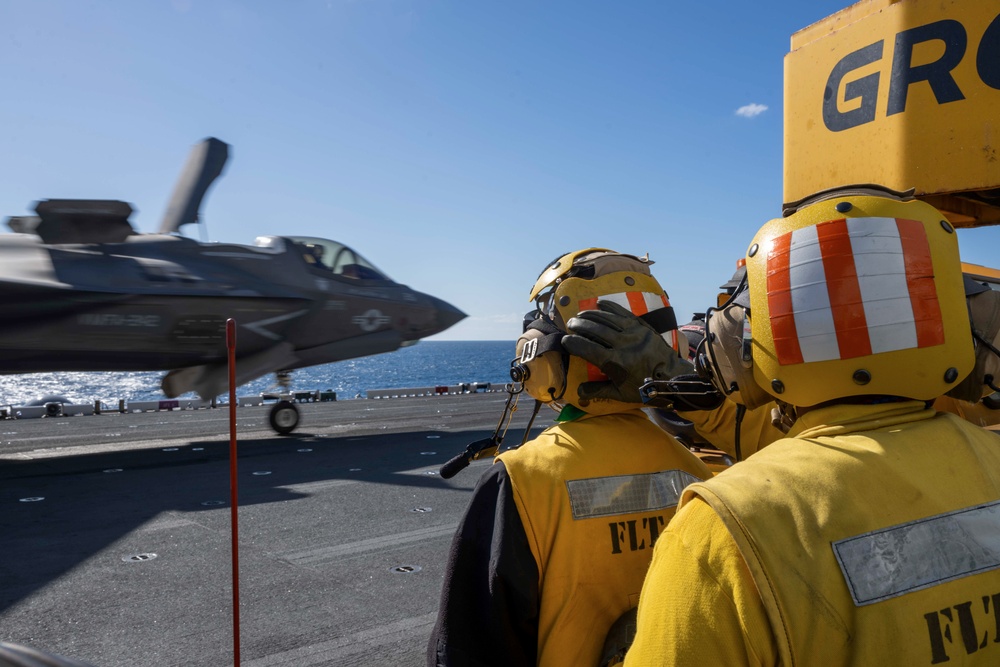 USS America (LHA 6) Conducts Flight Operations