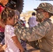 U.S. Marines with 2nd Bn., 1st Marines participate in family day event