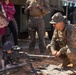 U.S. Marines with 2nd Bn., 1st Marines participate in family day event