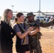 U.S. Marines with 2nd Bn., 1st Marines participate in family day event