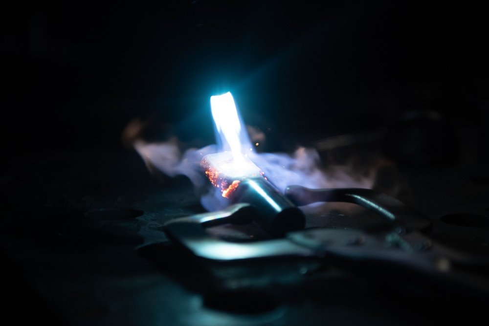 USS Theodore Roosevelt Welding