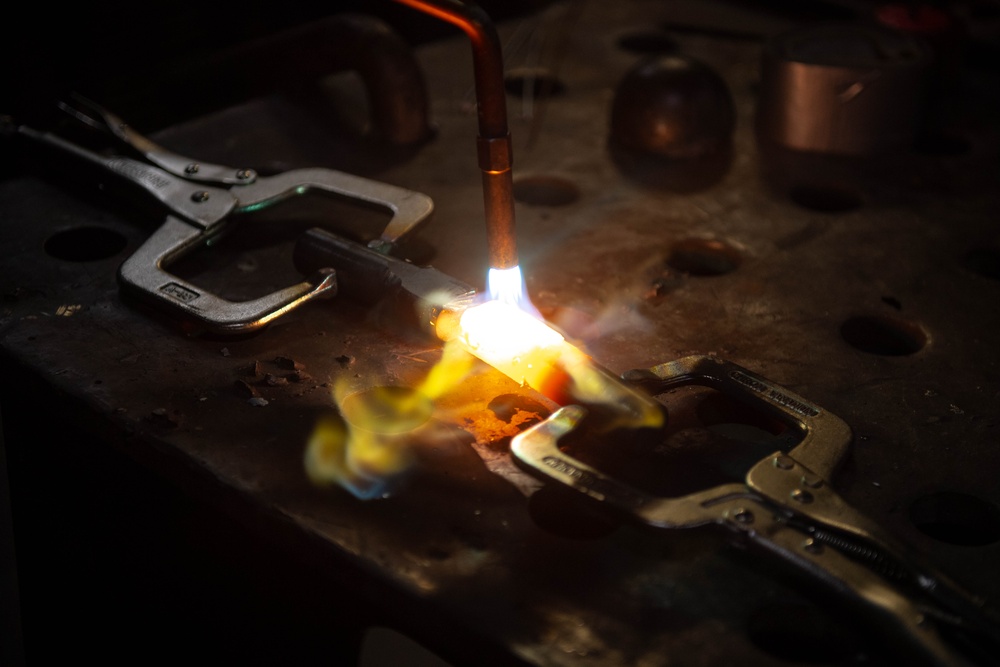 USS Theodore Roosevelt Welding