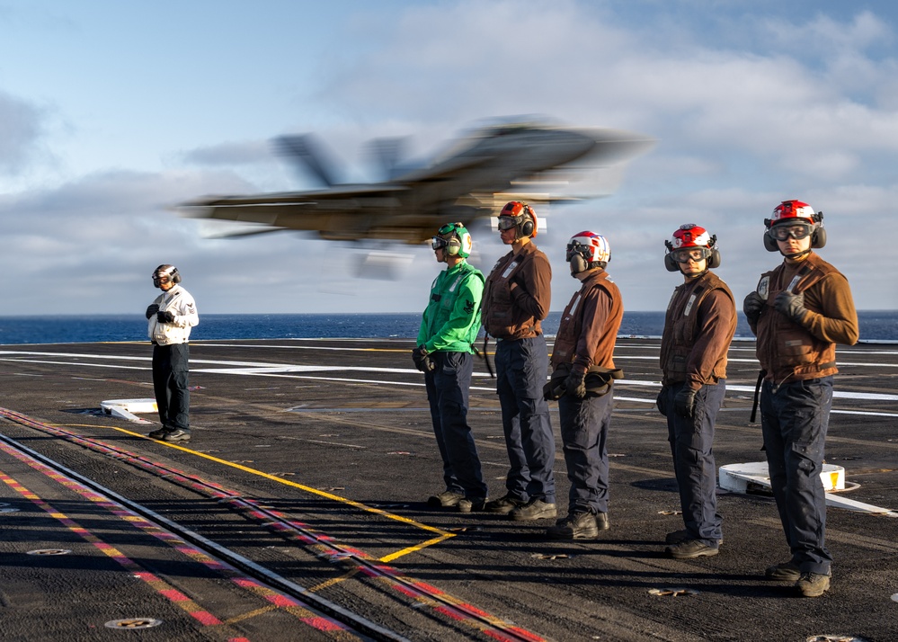 USS Theodore Roosevelt Conducts Flight Operations