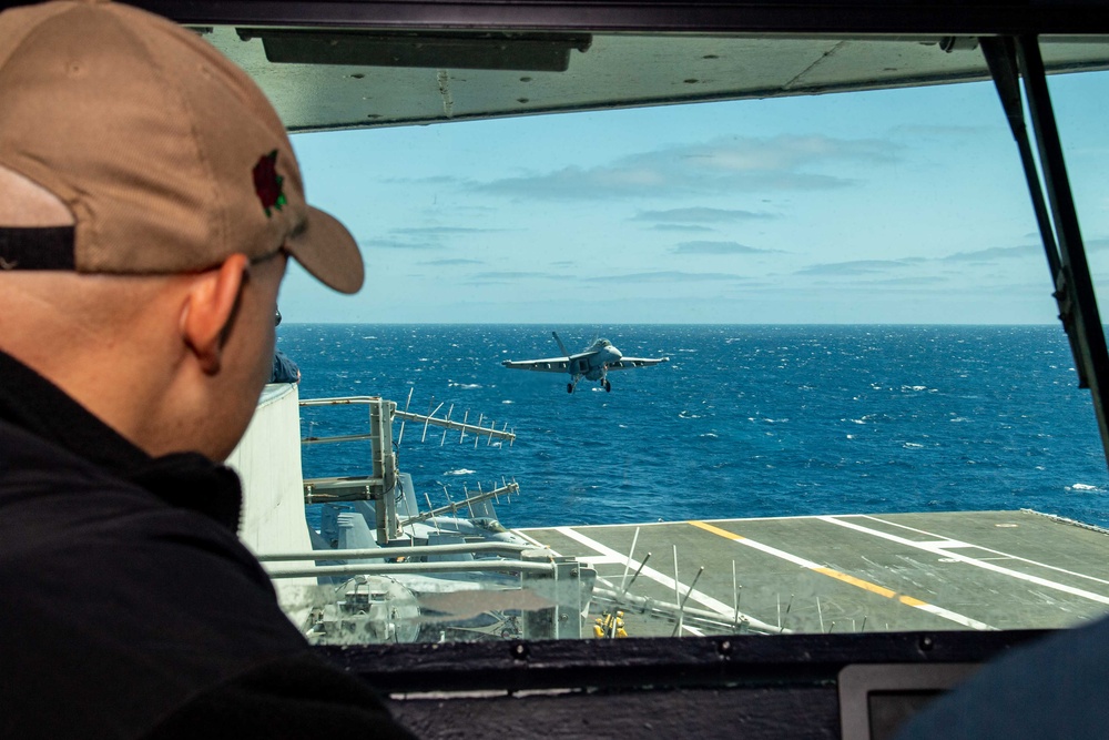 USS Theodore Roosevelt Conducts Flight Operations