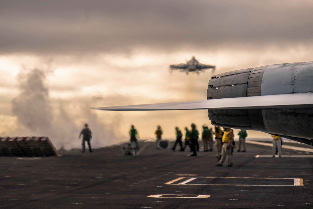 USS Theodore Roosevelt Conducts Flight Operations