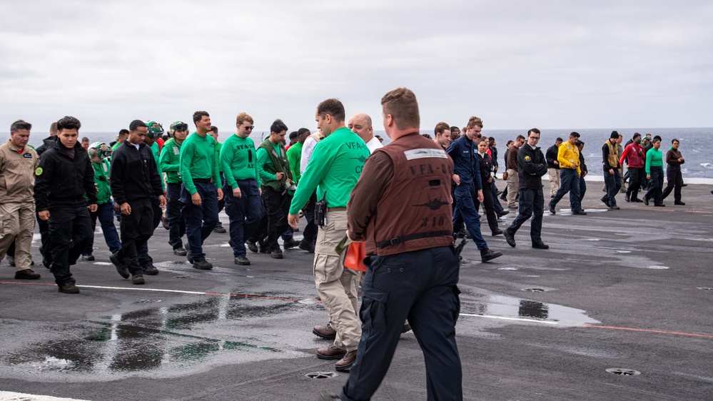 USS Theodore Roosevelt FOD Walkdown