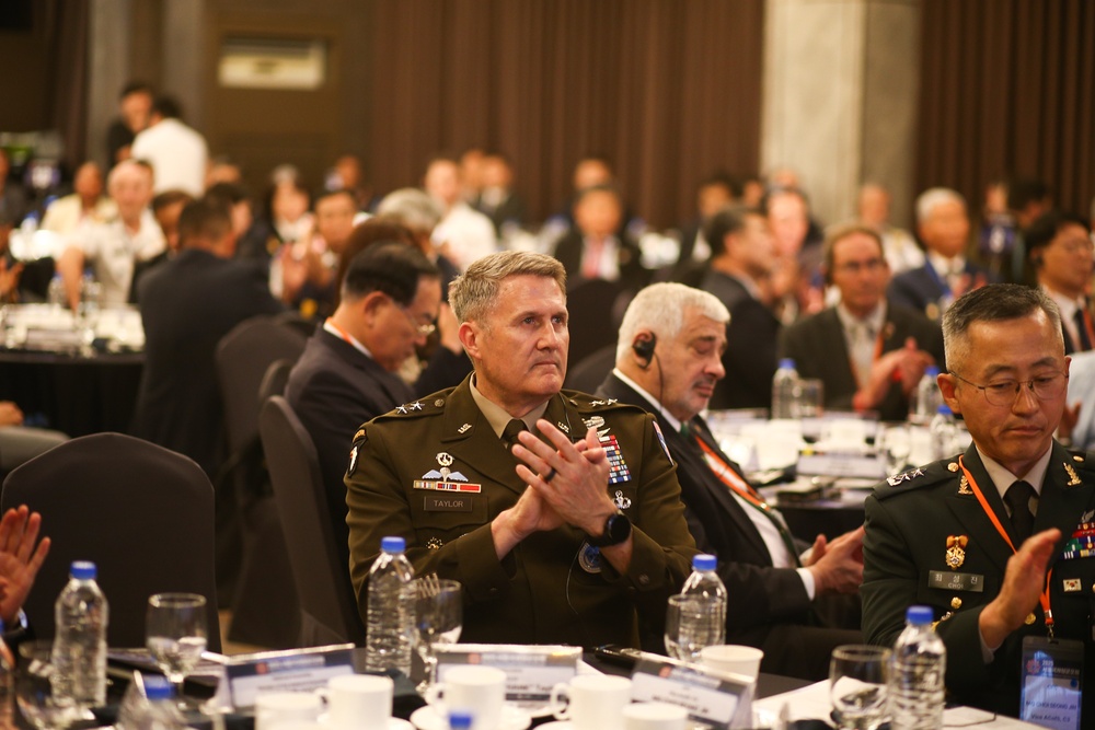Maj Gen Taylor Speaks at Seoul Forum Honoring Korean War Veterans