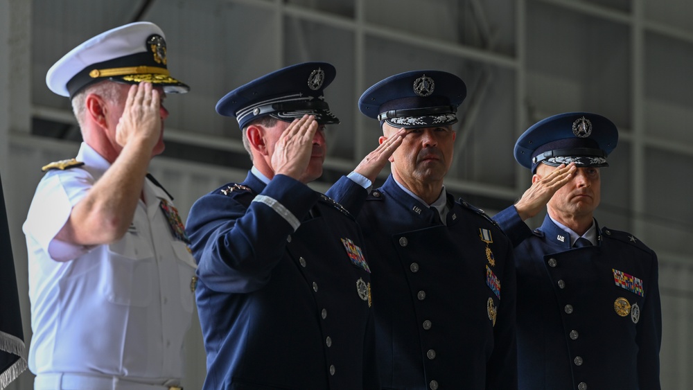 U.S. Space Forces - Indo-Pacific holds first change of command ceremony