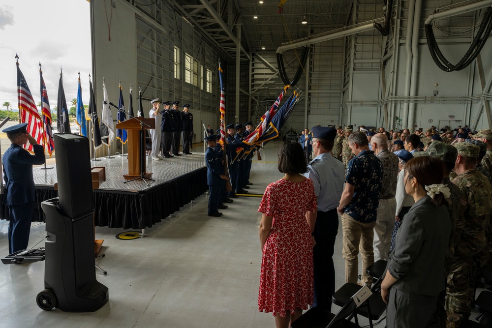 U.S. Space Forces - Indo-Pacific holds first change of command ceremony
