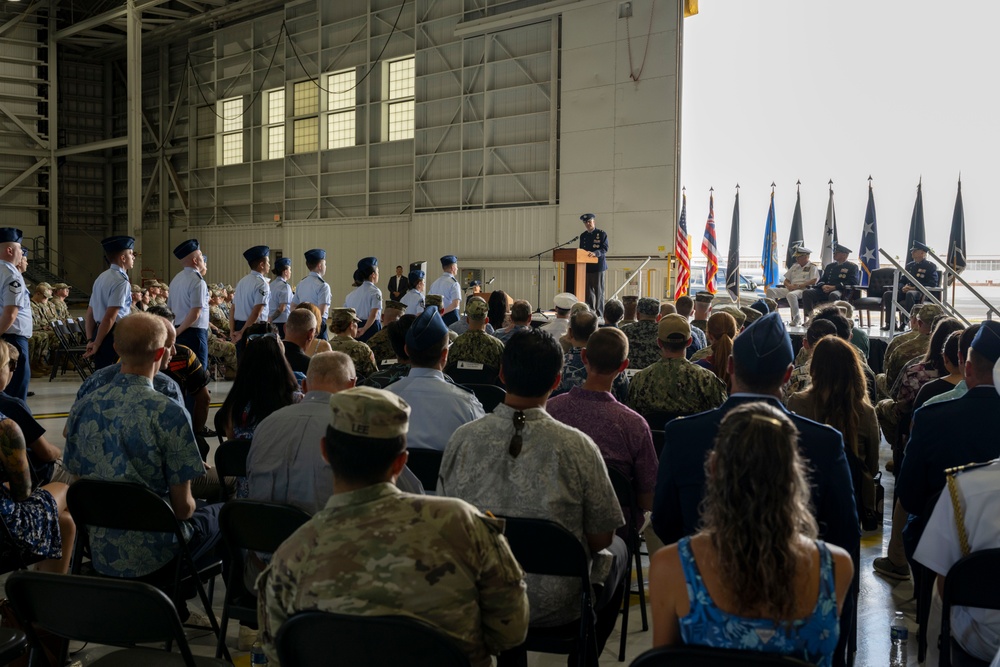 U.S. Space Forces - Indo-Pacific holds first change of command ceremony