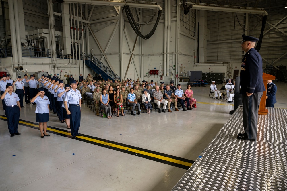 U.S. Space Forces - Indo-Pacific holds first change of command ceremony