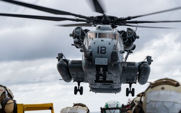 USS America (LHA 6) Conducts Flight Operations During Talisman Sabre