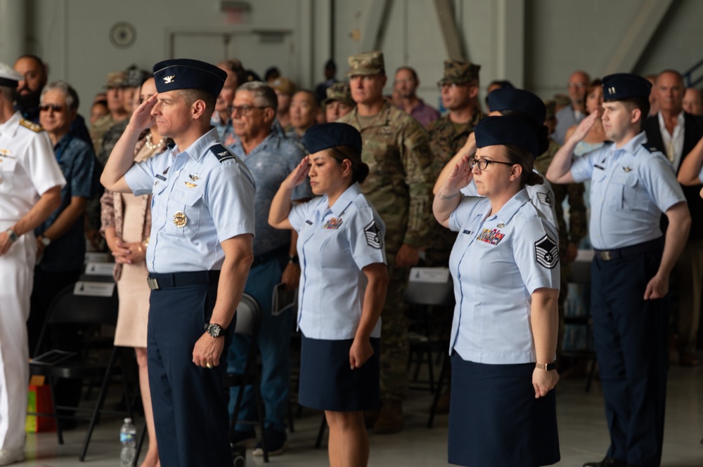 U.S. Space Forces - Indo-Pacific holds first change of command ceremony