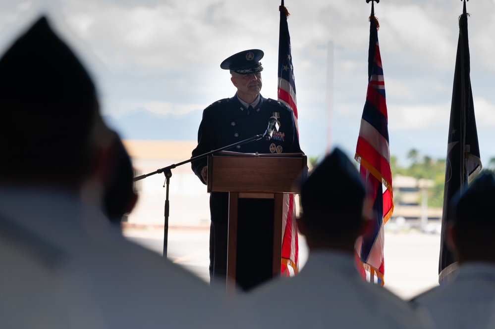 U.S. Space Forces - Indo-Pacific holds first change of command ceremony