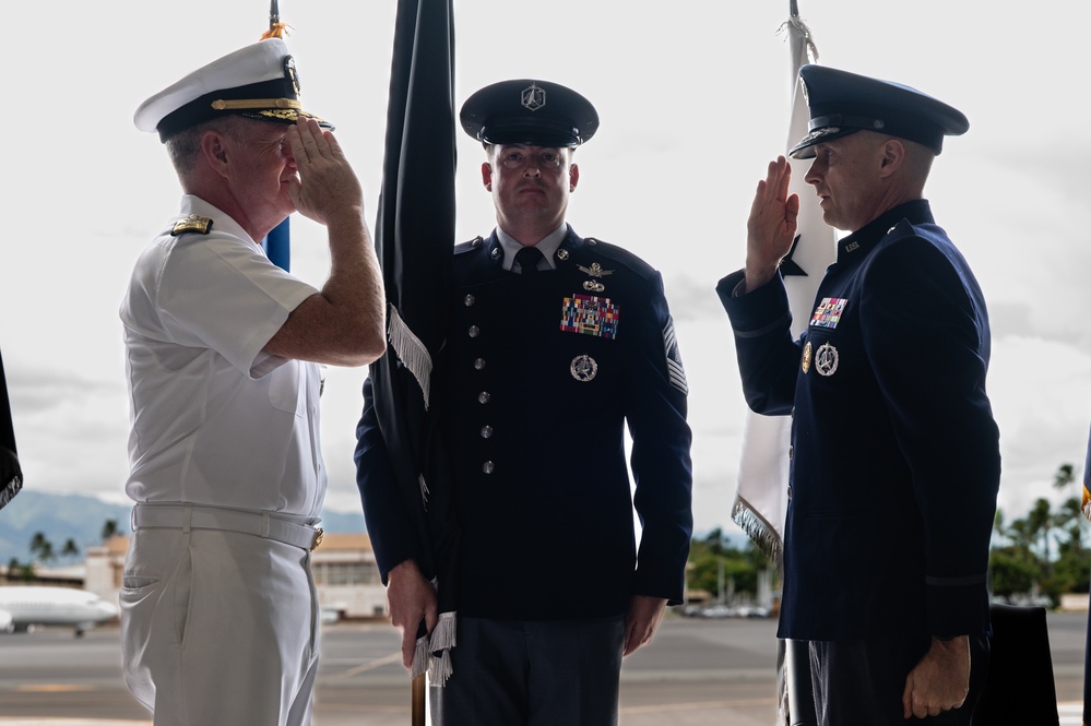 U.S. Space Forces - Indo-Pacific holds first change of command ceremony