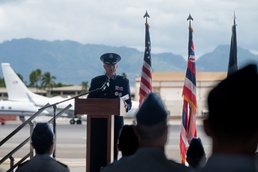 U.S. Space Forces - Indo-Pacific holds first change of command ceremony
