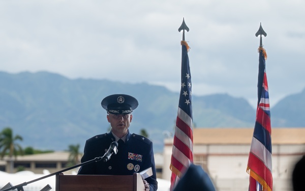 U.S. Space Forces - Indo-Pacific holds first change of command ceremony